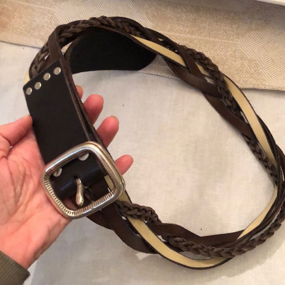 Lucky Brand Gorgeous, leather, braided belts